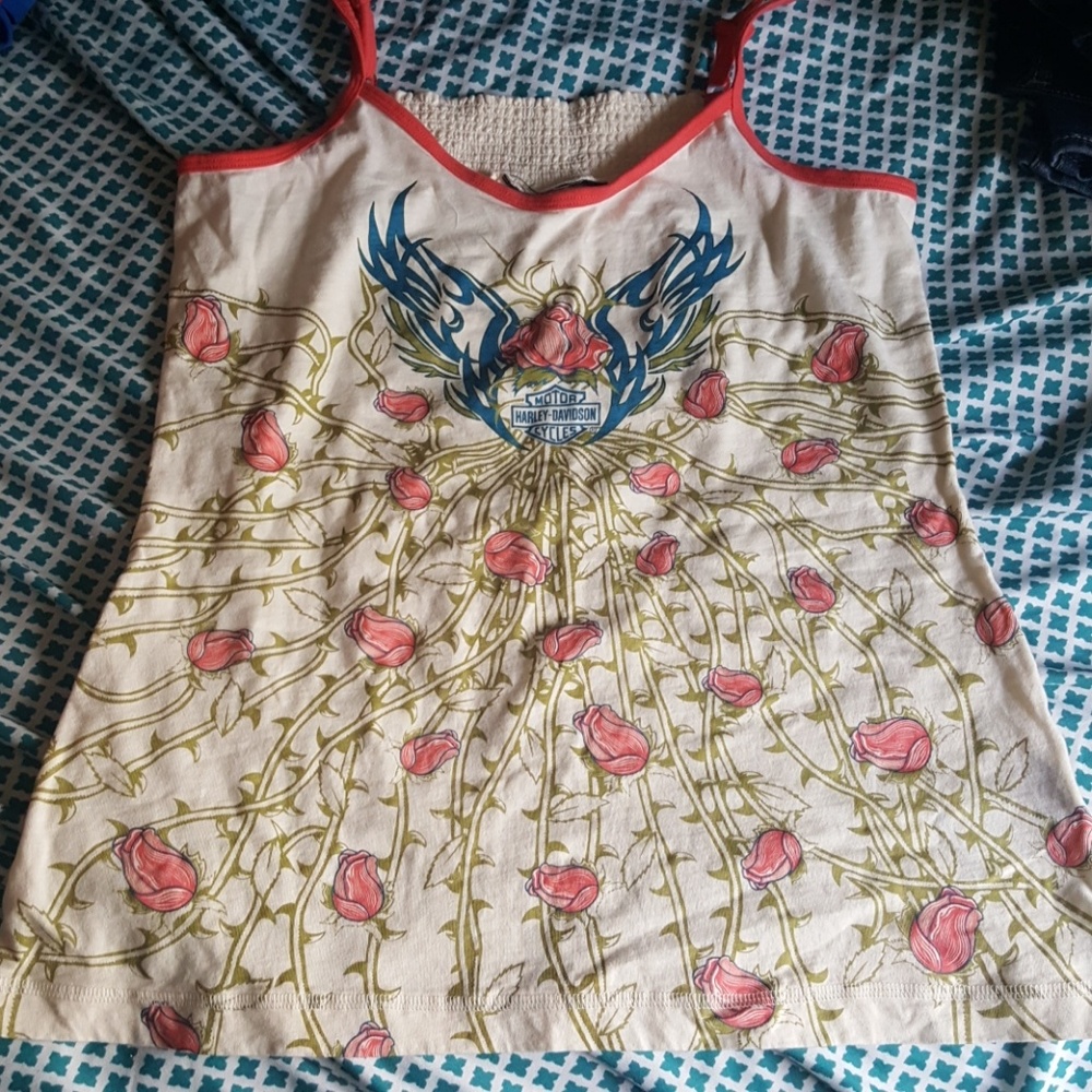 Cute Harley Davidson tank top